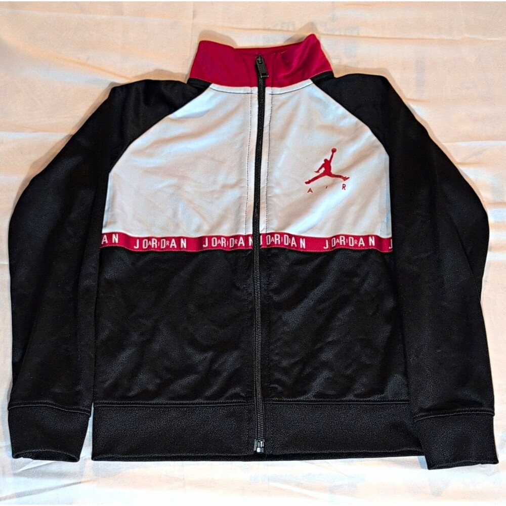 Jordan Jumpman Air Jordan Boys Full Zip Colorblock Track Jacket Size 5